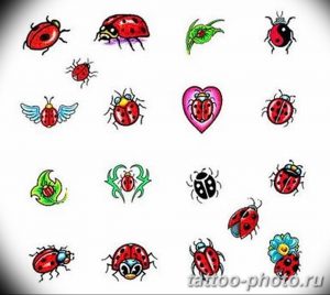 фото идея тату божья коровка 22.12.2018 №132 - photo ladybug tattool- tattoo-photo.ru