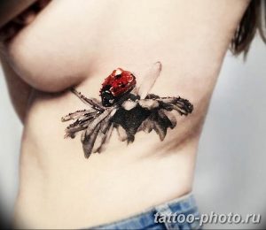 фото идея тату божья коровка 22.12.2018 №224 - photo ladybug tattool- tattoo-photo.ru