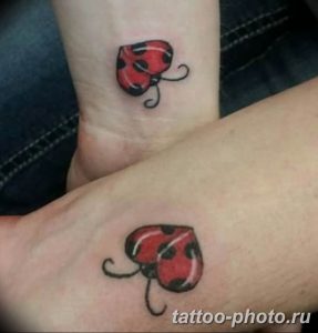 фото идея тату божья коровка 22.12.2018 №258 - photo ladybug tattool- tattoo-photo.ru