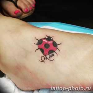 фото идея тату божья коровка 22.12.2018 №276 - photo ladybug tattool- tattoo-photo.ru