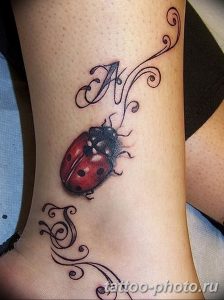 фото идея тату божья коровка 22.12.2018 №278 - photo ladybug tattool- tattoo-photo.ru