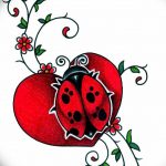 фото идея тату божья коровка 22.12.2018 №305 - photo ladybug tattool- tattoo-photo.ru