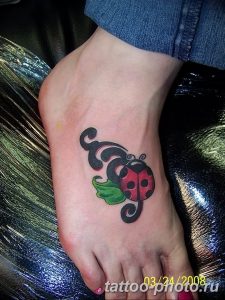фото идея тату божья коровка 22.12.2018 №342 - photo ladybug tattool- tattoo-photo.ru
