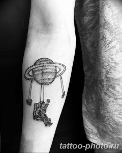 фото тату Сатурн 18.12.2018 №033 - tattoo photo saturn - tattoo-photo.ru