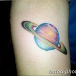 фото тату Сатурн 18.12.2018 №042 - tattoo photo saturn - tattoo-photo.ru