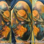 фото тату Сатурн 18.12.2018 №047 - tattoo photo saturn - tattoo-photo.ru
