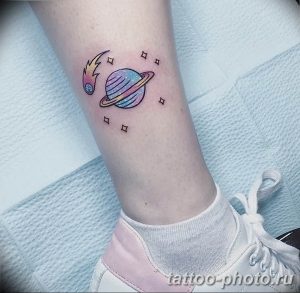 фото тату Сатурн 18.12.2018 №057 - tattoo photo saturn - tattoo-photo.ru