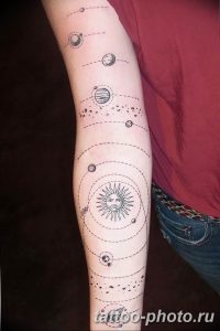 фото тату Сатурн 18.12.2018 №064 - tattoo photo saturn - tattoo-photo.ru