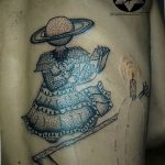 фото тату Сатурн 18.12.2018 №073 - tattoo photo saturn - tattoo-photo.ru