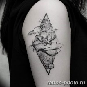 фото тату Сатурн 18.12.2018 №075 - tattoo photo saturn - tattoo-photo.ru