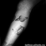 фото тату Сатурн 18.12.2018 №078 - tattoo photo saturn - tattoo-photo.ru