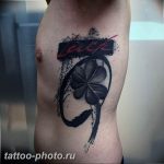 фото тату клевер четырехлистный 24.12.2018 №090 - four leaf clover tattoo - tattoo-photo.ru