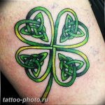 фото тату клевер четырехлистный 24.12.2018 №172 - four leaf clover tattoo - tattoo-photo.ru
