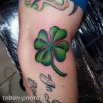 фото тату клевер четырехлистный 24.12.2018 №397 - four leaf clover tattoo - tattoo-photo.ru