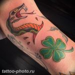 фото тату клевер четырехлистный 24.12.2018 №412 - four leaf clover tattoo - tattoo-photo.ru