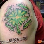 фото тату клевер четырехлистный 24.12.2018 №427 - four leaf clover tattoo - tattoo-photo.ru