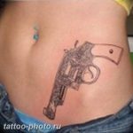 фото тату револьвер 24.12.2018 №008 - photo tattoo revolver - tattoo-photo.ru