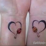 фото идея тату божья коровка 22.12.2018 №011 - photo ladybug tattool- tattoo-photo.ru