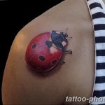 фото идея тату божья коровка 22.12.2018 №083 - photo ladybug tattool- tattoo-photo.ru
