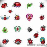 фото идея тату божья коровка 22.12.2018 №132 - photo ladybug tattool- tattoo-photo.ru