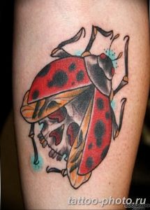 фото идея тату божья коровка 22.12.2018 №138 - photo ladybug tattool- tattoo-photo.ru