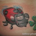 фото идея тату божья коровка 22.12.2018 №150 - photo ladybug tattool- tattoo-photo.ru