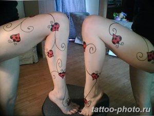 фото идея тату божья коровка 22.12.2018 №155 - photo ladybug tattool- tattoo-photo.ru