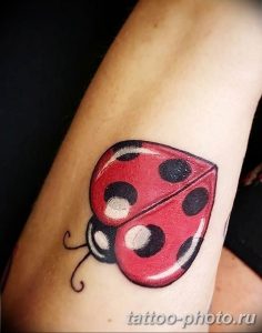 фото идея тату божья коровка 22.12.2018 №170 - photo ladybug tattool- tattoo-photo.ru