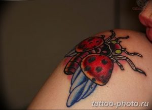 фото идея тату божья коровка 22.12.2018 №175 - photo ladybug tattool- tattoo-photo.ru