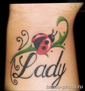 фото идея тату божья коровка 22.12.2018 №192 - photo ladybug tattool- tattoo-photo.ru