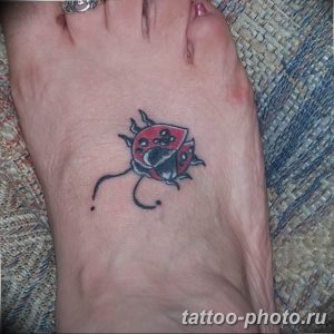 фото идея тату божья коровка 22.12.2018 №206 - photo ladybug tattool- tattoo-photo.ru