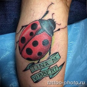 фото идея тату божья коровка 22.12.2018 №218 - photo ladybug tattool- tattoo-photo.ru