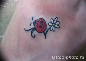 фото идея тату божья коровка 22.12.2018 №240 - photo ladybug tattool- tattoo-photo.ru