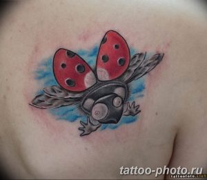 фото идея тату божья коровка 22.12.2018 №248 - photo ladybug tattool- tattoo-photo.ru