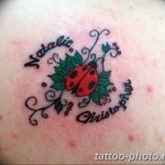 фото идея тату божья коровка 22.12.2018 №254 - photo ladybug tattool- tattoo-photo.ru