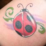 фото идея тату божья коровка 22.12.2018 №259 - photo ladybug tattool- tattoo-photo.ru