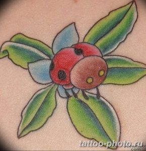 фото идея тату божья коровка 22.12.2018 №274 - photo ladybug tattool- tattoo-photo.ru