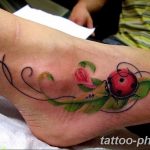 фото идея тату божья коровка 22.12.2018 №290 - photo ladybug tattool- tattoo-photo.ru