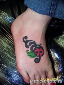 фото идея тату божья коровка 22.12.2018 №295 - photo ladybug tattool- tattoo-photo.ru