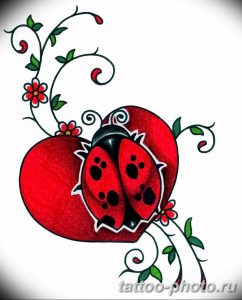 фото идея тату божья коровка 22.12.2018 №305 - photo ladybug tattool- tattoo-photo.ru
