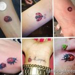 фото идея тату божья коровка 22.12.2018 №306 - photo ladybug tattool- tattoo-photo.ru