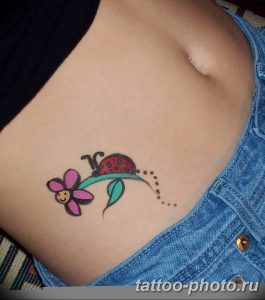 фото идея тату божья коровка 22.12.2018 №345 - photo ladybug tattool- tattoo-photo.ru