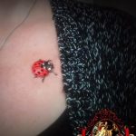 фото идея тату божья коровка 22.12.2018 №346 - photo ladybug tattool- tattoo-photo.ru