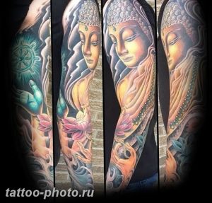 фото рисунка тату буддийские 30.11.2018 №014 - Buddhist tattoo picture - tattoo-photo.ru