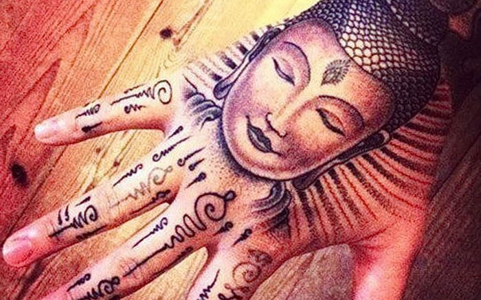 фото рисунка тату буддийские 30.11.2018 №057 - Buddhist tattoo picture - tattoo-photo.ru