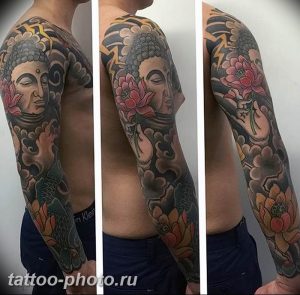 фото рисунка тату буддийские 30.11.2018 №077 - Buddhist tattoo picture - tattoo-photo.ru