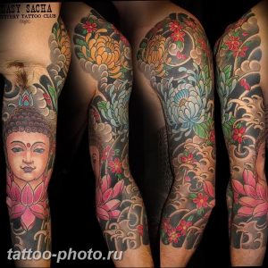 фото рисунка тату буддийские 30.11.2018 №145 - Buddhist tattoo picture - tattoo-photo.ru