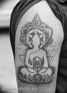 фото рисунка тату буддийские 30.11.2018 №345 - Buddhist tattoo picture - tattoo-photo.ru