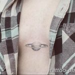 фото тату Сатурн 18.12.2018 №001 - tattoo photo saturn - tattoo-photo.ru