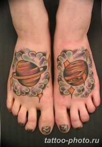 фото тату Сатурн 18.12.2018 №002 - tattoo photo saturn - tattoo-photo.ru